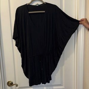 Elegant Black Swim Coverup